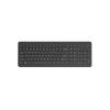 HP 220 - Tastatur - kabellos - 2.4 GHz - Deutsch - Schwarz - recycelbare Verpackung