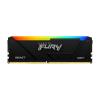 Kingston FURY Beast RGB - DDR4 - Modul - 16 GB - DIMM 288-PIN - 1333 MHz / PC4-21328 - CL16 - 1.2 V - ungepuffert - non-ECC - Schwarz
