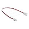 Delock Lüfter Verlängerungskabel Stecker zu Buchse 2 Pin, Steckerlänge 13 mm, 30 cm