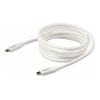 StarTech.com USB-C auf USB-C Kabel mit 5A Power Delivery - St / St - 2m - USB 2.0 - USB-IF zertifiziert - USB Typ C Kabel - USB-Kabel - USB-C (M) zu USB-C (M) - Thunderbolt 3 / USB 2.0 - 5 A - 2 m - weiß