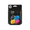 HP / InkHP 308 BK / Tri-Color Ink Cartridge