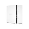 QNAP TS-233 - NAS-Server - 2 Schächte - SATA 6Gb / s - RAID 0, 1, JBOD - RAM 2 GB - Gigabit Ethernet - iSCSI Support