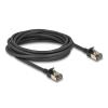 Delock RJ45 Netzwerkkabel Cat.8.1 F / FTP Slim Pro 5 m schwarz