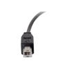 C2G 3ft USB C to USB B Cable - USB C 2.0 to USB B - M / M - USB-Kabel - USB Typ B (M) zu 24 pin USB-C (M) - USB 2.0 - 91.4 cm - Schwarz
