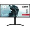 34" UW VA-panel, Curved Gaming 1500R, G-Master Red Eagle, 3440x1440@180Hz (21:9), 0,3ms (MPRT), 500cdm² HDR400, FreeSync Premium, Speakers, 2xHDMI, 2xDisplayPort, USB (4x 3.2), 15cm Height Adj. Stand