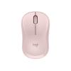 Logitech M240 Silent - Maus - rechts- und linkshändig - optisch - 3 Tasten - kabellos - Bluetooth - rosé