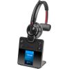 Poly Savi 8410 Office - Savi 8400 series - Headset - On-Ear - DECT / Bluetooth - kabellos - Schwarz - Zertifiziert für Microsoft Teams - Replaces Poly SKU 2-221101-205