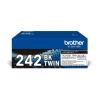 Brother TN242 BKTWIN - 2er-Pack - Schwarz - original - Tonerpatrone - für Brother DCP-9017, DCP-9022, HL-3142, HL-3152, HL-3172, MFC-9142, MFC-9332, MFC-9342