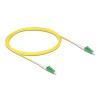 Delock - Netzwerkkabel - LC / APC Einzelmodus (M) zu LC / APC Einzelmodus (M) - 3 m - 2 mm - Glasfaser - Simplex - 9 / 125 Mikrometer - G.657.A / OS2 - halogenfrei - Gelb