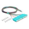 Delock - Fan-out-Kabel - SC / UPC Multi-Modus (M) zu offenes Ende - 1 m - 4.8 mm - Glasfaser - Simplex - 50 / 125 Mikrometer - OM3 - halogenfrei