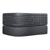 Logitech ERGO K860 - Tastatur - kabellos - 2.4 GHz, Bluetooth 5.0 - QWERTY - Spanisch - Graphite