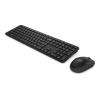 Dell Pro 5 KM526 - Tastatur-und-Maus-Set - full size - kabellos - 2.4 GHz - QWERTY - US International - Schwarz