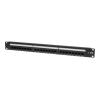 Eaton Tripp Lite Series 24-Port Cat6 Cat5 Patch Panel Rackmount 110 Punch Down RJ45 Ethernet 1URM - Patch Panel - CAT 6 - 1U - 48.3 cm (19") - 24 Ports