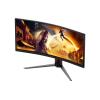 AOC Gaming CU34G4ZCA - G4 Series - LED-Monitor - Gaming - gebogen - USB - 86.4 cm (34") - 3440 x 1440 WQHD @ 250 Hz - Fast VA - 450 cd / m² - 2500:1 - DisplayHDR 400 - 0.3 ms - 2xHDMI, DisplayPort, USB-C - Lautsprecher - Schwarz, Rot