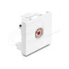 Delock - Easy 45 - Einrastmodul - RCA - einfach - Rot, weiß