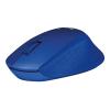 Logitech M330 SILENT PLUS - Maus - 3 Tasten - kabellos - 2.4 GHz - kabelloser Empfänger (USB) - Blau