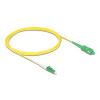 Delock - Netzwerkkabel - LC / APC (M) zu SC / APC (M) - 3 m - 2 mm - Glasfaser - Simplex - 9 / 125 Mikrometer - G.657.A / OS2 - halogenfrei - Gelb