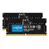 Crucial - DDR5 - Kit - 16 GB: 2 x 8 GB - SO DIMM 262-PIN - 4800 MT / s / PC5-38400 - CL40 - 1.1 V - ungepuffert - non-ECC