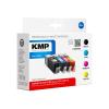KMP MULTIPACK C107PIXV - 4er-Pack - Hohe Ergiebigkeit - Schwarz, Gelb, Cyan, Magenta - kompatibel - Tintenpatrone (Alternative zu: Canon 0318C001, Canon 0332C001, Canon 0333C001, Canon 0334C001, Canon CLI-571CXL, Canon CLI-571MXL, Canon CLI-571YXL, C