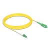 Delock - Netzwerkkabel - LC / APC (M) zu SC / APC (M) - 10 m - 2 mm - Glasfaser - Simplex - 9 / 125 Mikrometer - G.657.A / OS2 - halogenfrei - Gelb
