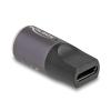 Delock - Adapter für Power Connector - 24 pin USB-C (W) zu 8-poliger Steckverbinder magnetisch - 20 V - 3 A - Anthrazit, Schwarz