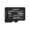 Kingston Canvas Select Plus - Flash-Speicherkarte - 128 GB - A1 / Video Class V10 / UHS-I U1 / Class10 - microSDXC UHS-I