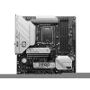 MSI B760M PROJECT ZERO - Motherboard - micro ATX - LGA1700-Sockel - B760 Chipsatz - USB 3.2 Gen 1, USB 3.2 Gen 2, USB-C 3.2 Gen2, USB-C 3.2 Gen 2x2 - 2.5 Gigabit LAN, Wi-Fi 6E, Bluetooth - Onboard-Grafik (CPU erforderlich) - HD Audio (8-Kanal)