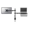 NeoMounts Flat Screen & Notebook Desk Mount (clamp / grommet) / 10-32" / Black