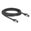 Delock RJ45 Netzwerkkabel Cat.8.1 S / FTP 3 m bis 40 Gbps schwarz