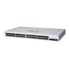 Cisco CBS220-48FP-4X managed Layer2 Switch: - 48x10 / 100 / 1000 Base-T (RJ45) + 4x10GE SFP+ Uplink Ports, - Switching Capacity:176Gbps, incl. rack-&wallmount Kit, - kein stacking, liefert740 W PoE+,