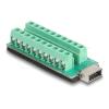 Delock - USB-Adapter - 20-poliger Anschlussblock zu 20-poliger USB Typ E (W)