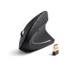 Anker Vertical Ergonomic - Vertikale Maus - optisch - 5 Tasten - kabellos - 2.4 GHz - kabelloser Empfänger (USB) - Schwarz