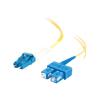 C2G LC-SC 9 / 125 OS1 Duplex Singlemode PVC Fiber Optic Cable (LSZH) - Patch-Kabel - SC Single-Modus (M) zu LC Single-Modus (M) - 2 m - 2 m - Glasfaser - Duplex - 9 / 125 Mikrometer - OS1 - halogenfrei - Gelb