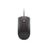 Lenovo - Maus - optisch - 3 Tasten - kabelgebunden - USB - Schwarz, Rot