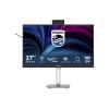 Philips 27B2U4601H - 27 Zoll Quad HD Monitor, 150 mm höhenverstellbar, Lautsprecher, Webcam, TCO 10 (2560x1440, 120 Hz, 1x HDMI 2.1 TMDS, 1x DP 1.4, 1x DP out, 1x USB-C (96W PD), USB Hub, RJ45) schwarz