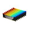 Kingston FURY Renegade RGB - DDR4 - Kit - 256 GB: 8 x 32 GB - DIMM 288-PIN - 1600 MHz / PC4-25600 - CL16 - 1.35 V - ungepuffert - non-ECC - Schwarz