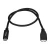 StarTech.com 1m USB 3.1 USB-C auf USB Micro B Kabel - USB 3.1 Typ C zu Micro-B Anschlusskabel - USB-Kabel - 24 pin USB-C (M) zu Micro-USB Typ B (M) - USB 3.1 - 1 m - Schwarz - für P / N: HB31C2A2CB, PEXUSB311AC3, PEXUSB312A1C1H, PEXUSB312A2C2V, PEXUSB3