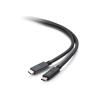 C2G 6ft (1.8m) USB-C Male to USB-C Male Cable (20V 5A) - USB 3.2 Gen 1 (5Gbps) - USB-Kabel - 24 pin USB-C (M) zu 24 pin USB-C (M) - USB 3.2 Gen 1 - 20 V - 5 A - 1.8 m - Schwarz