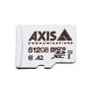 AXIS Surveillance - Flash-Speicherkarte (microSDXC-an-SD-Adapter inbegriffen) - 512 GB - A2 / UHS-I U3 / Class10 - microSDXC UHS-I - weiß (Packung mit 10) - für AXIS D3110, M3085, M3086, M3215, M5075, M7116, P3727, P3818, Q1656, Q1715, Q1942, Q6100