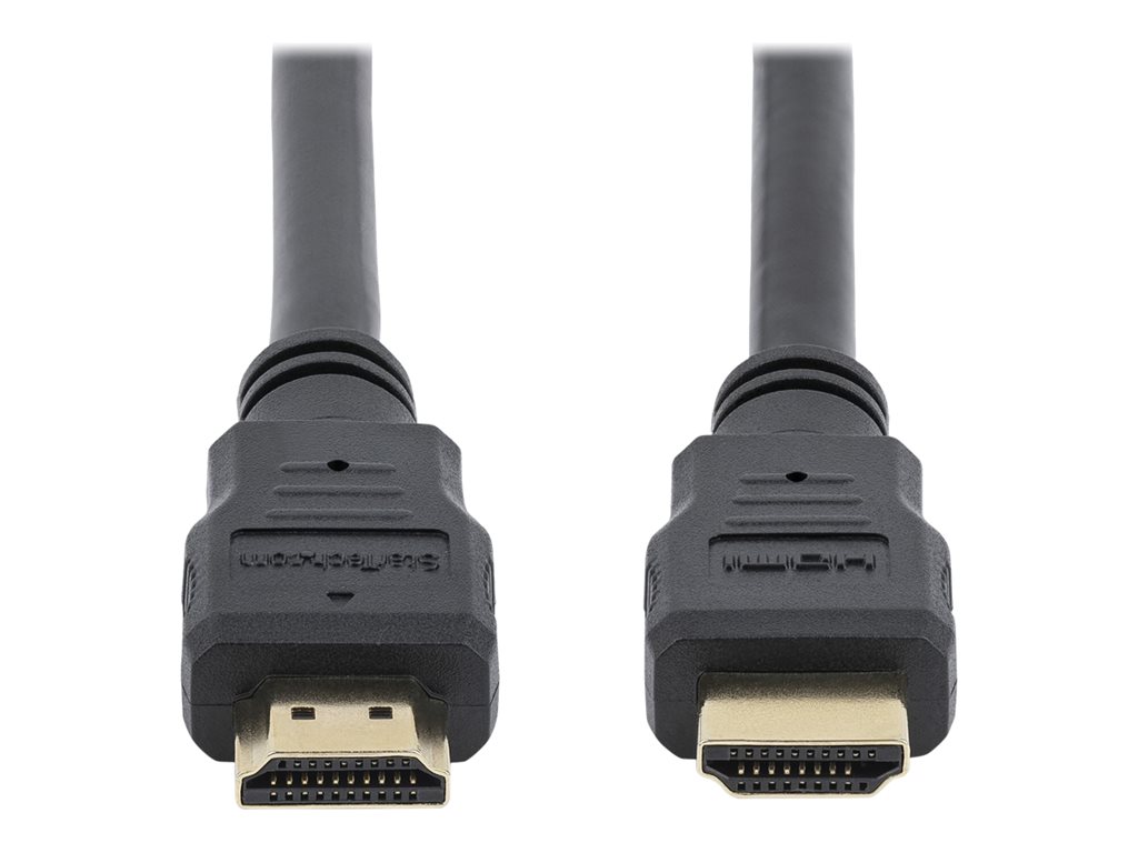 StarTech.com High-Speed-HDMI-Kabel 1m - HDMI Verbindungskabel Ultra HD 4k x 2k mit vergoldeten Kontakten - HDMI Anschlusskabel (St / St) - HDMI-Kabel - HDMI männlich zu HDMI männlich - 1 m - abgeschirmt - Schwarz - für P / N: MSTCDP122HD