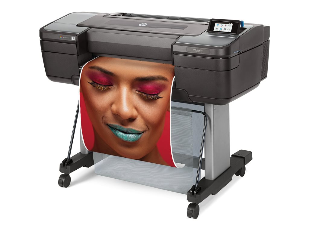 HP DesignJet Z9+ PostScript - 610 mm (24") Großformatdrucker - Farbe - Tintenstrahl - Rolle (61 cm) - 2400 x 1200 dpi - bis zu 1.5 Min. / Seite (einfarbig) / bis zu 1.5 Min. / Seite (Farbe) - Kapazität: 1 Rolle - Gigabit LAN, USB-Host - Cutter