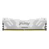 Kingston FURY Renegade - DDR5 - Modul - 24 GB - DIMM 288-PIN - 4200 MHz / PC5-67200 - CL40 - 1.45 V - ungepuffert - on-die ECC - weiß, Silber