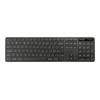 Targus EcoSmart - Tastatur - full size - antimicrobial - kabellos - Bluetooth 5.0, 2.4 GHz - QWERTY - Nordisch - Schwarz