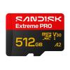 SanDisk Extreme PRO - Flash-Speicherkarte (SD-Adapter inbegriffen) - 512 GB - A2 / Video Class V30 / UHS-I U3 - microSDXC UHS-I
