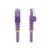 StarTech.com 1m Cat6 Snagless RJ45 Ethernet Netzwerkkabel - Lila - 1m Cat 6 UTP Kabel - Netzwerkkabel - RJ-45 (M) zu RJ-45 (M) - 1 m - UTP - CAT 6 - ohne Haken, verseilt - lila