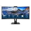 Philips P-line 346P1CRH - LED-Monitor - gebogen - 86 cm (34") - 3440 x 1440 WQHD @ 100 Hz - VA - 500 cd / m² - 3000:1 - DisplayHDR 400 - 4 ms - HDMI, DisplayPort, USB-C - Lautsprecher - Black Texture