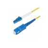 StarTech.com 3 Meter LWL Patchkabel LC SC (UPC) Singlemode OS2, LSZH - Patch-Kabel - LC / UPC Einzelmodus (M) zu SC / UPC Einzelmodus (M) - 3 m - 3 m - 2 mm - Glasfaser - Simplex - 9 / 125 Mikrometer - OS1 / OS2 - halogenfrei, Passiv, bi-direktional - Gel