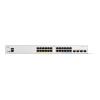 Cisco Catalyst 1300-24MGP-4X - Switch - L3 - managed - 16 x 10 / 100 / 1000 (PoE+) + 8 x 2.5G (PoE+) + 4 x 10 Gigabit SFP+ - an Rack montierbar - PoE+ (195 W) - wiederaufbereitet - für P / N: CON-SNC-C130GP4X, CON-SNT-C130GP4X