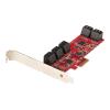 SATA PCIe Card / Controller Card, 10 Ports