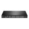 Switch / 24-Port Layer2 Managed 10G Stack Switch 4x Combo, 20x 100 / 1000 / 10Gbit / s TP-Ports,4x 100 / 1000 / 10Gbit / s TP und 1000 / 10Gbit / s SFP+ Combo-Port,  abwärtskompatibel zu SFP GBICs, Switch Fabric: 480Gbit / s, 357,12 Mio Pakete / s, Hardwa